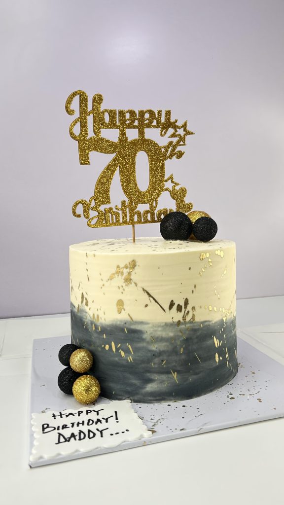 70th birthday cake for dad